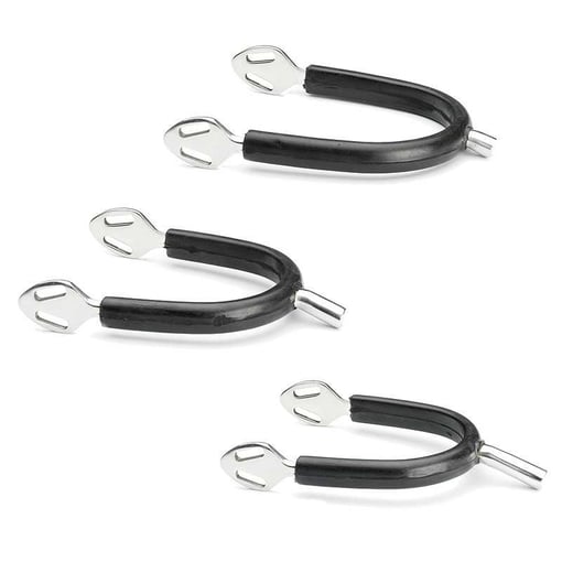 Imagem do produto Esporas de Galo Retas com Borracha – Adulto 30 mm