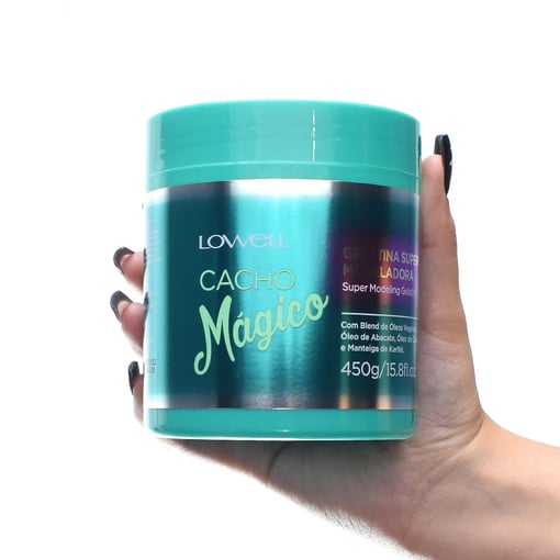 Gelatina Super Modeladora Lowell Cacho Mágico 450g