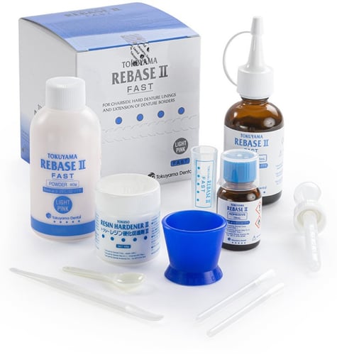 TOKUYAMA - Kit Rebase Duro REBASE II (80gr + 50ml)
