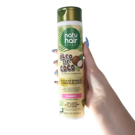 Shampoo NatuHair Óleo de Coco 300ml – Hidratação Umectante Vegana-1005-714