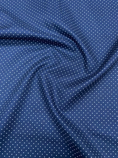 Tecido Poppy Azul Marinho