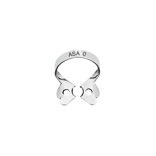 ASA DENTAL Grampos c/ alas #0