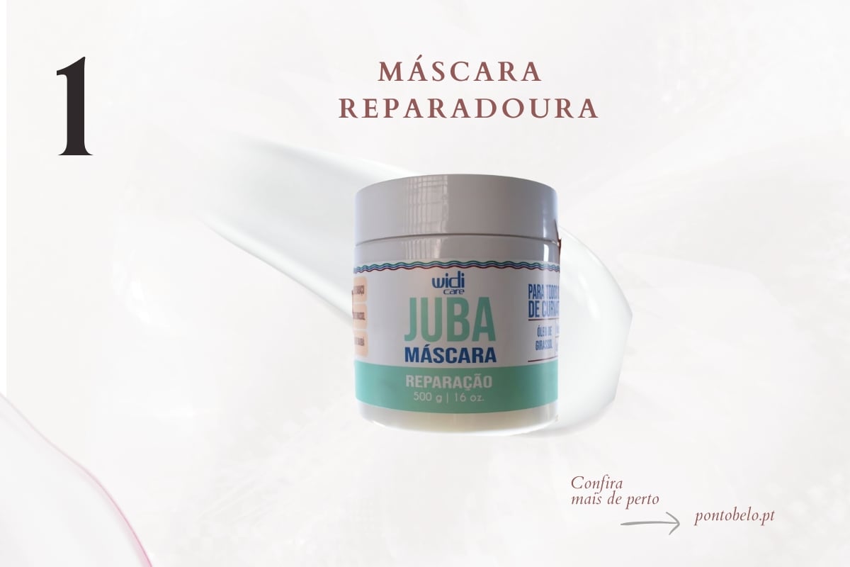 Widi Care Juba Máscara Reparação 500g – Fortaleça os Seus Cachos