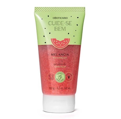 Gel Esfoliante Corporal Cuide-se Bem Melancia 150g