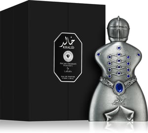 Imagem do produto Lattafa Niche Emarati Khalid 2.7 Eau de Parfum Spray Metal Bottle