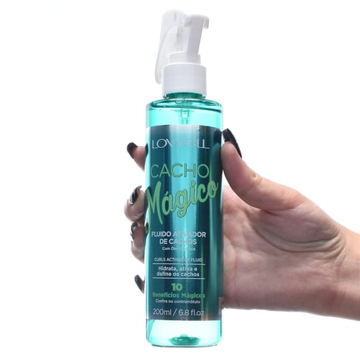 Fluido Ativador de Cachos Lowell Cacho Mágico 200ml