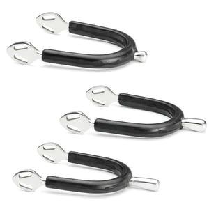 Imagem do produto Esporas Redondas de Galo com Borracha – Adulto 10 mm