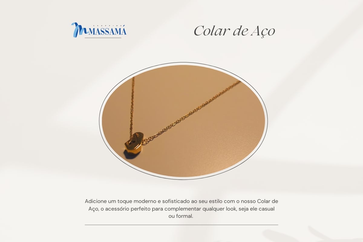 Colar de Aço – Elegância e Durabilidade para Qualquer Ocasião!