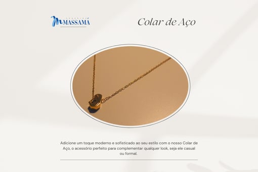 Colar de Aço – Elegância e Durabilidade para Qualquer Ocasião!