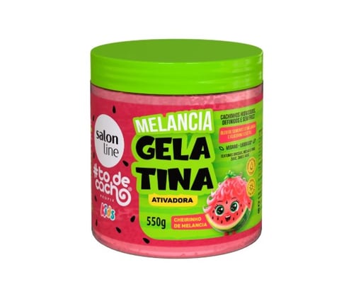 Salon line Gelatina Melancia #todecacho Kids Ativadora 550g