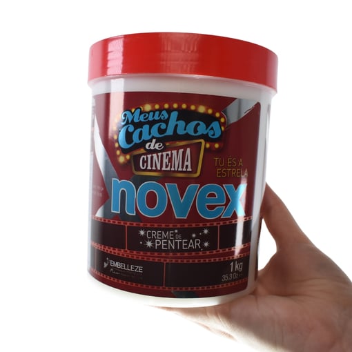 Novex Meus Cachos de Cinema Máscara 1kg – Brilho, Definição-961-749