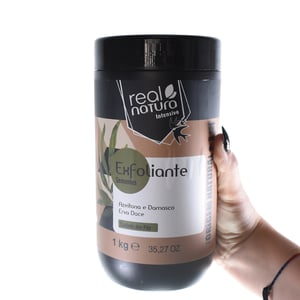 Imagem do produto Real Natura Gel Exfoliante Azeitona e Damasco 1000ml - Pele Suave
