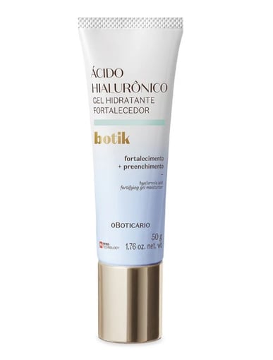 Gel Hidratante Fortalecedor Ácido Hialurónico Botik 50g