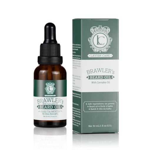 Óleo para barba Brawler's  - com óleo de cânhamo - 30ml
