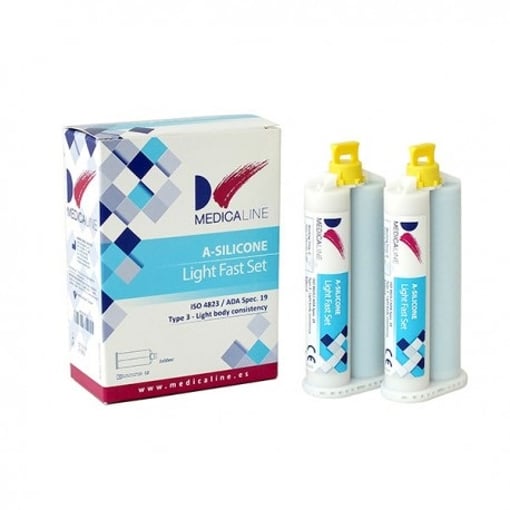 MEDICALINE m-Precision A-SILICONE LIGHT FAST 2x50ml.