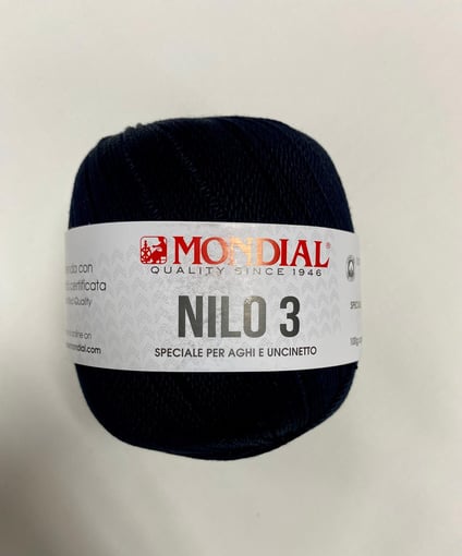 Linha de Algodão cor Preto