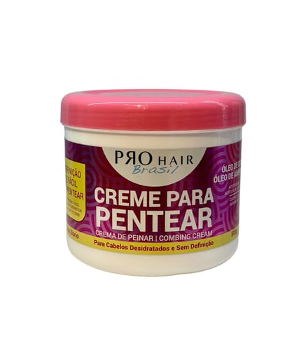 Prohair Brasil Creme de Pentear 500g – Nutrição com Óleo de Coco