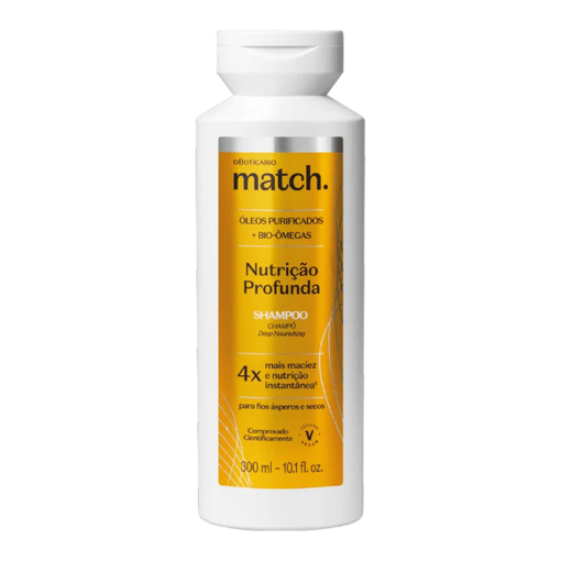 Shampoo Match Nutrição Profunda 300 ml