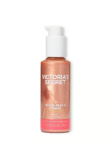 Victoria Secrets White Peach Mango Highlighting Body Oil 128ml-777-615