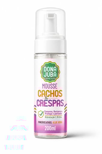 Dona Juba Mousse Cachos e Crespos 200ml-926-145