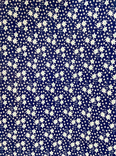 Plastificado Estampado Flores azul