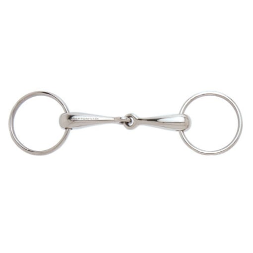 Bridão Argolas Embocadura Partida Maciça 21mm - Sefton-1026-290