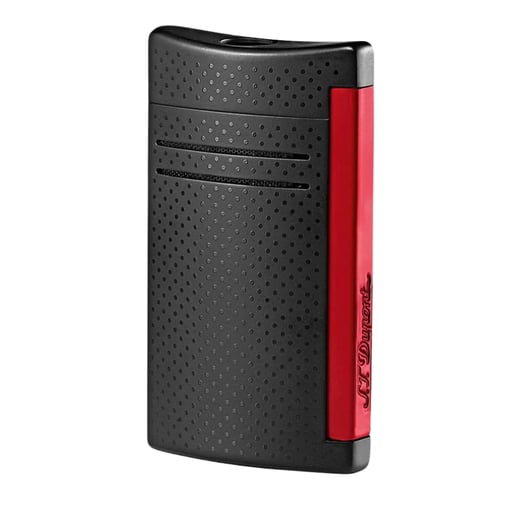 Isqueiro S.T. Dupont Maxijet Preto em Cromo e Laca