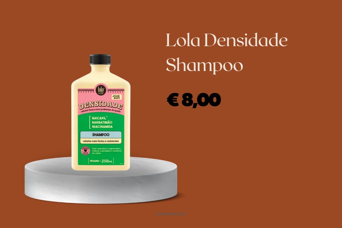 Lola Densidade Shampoo 250mL – Fortalece e Reduz a Queda