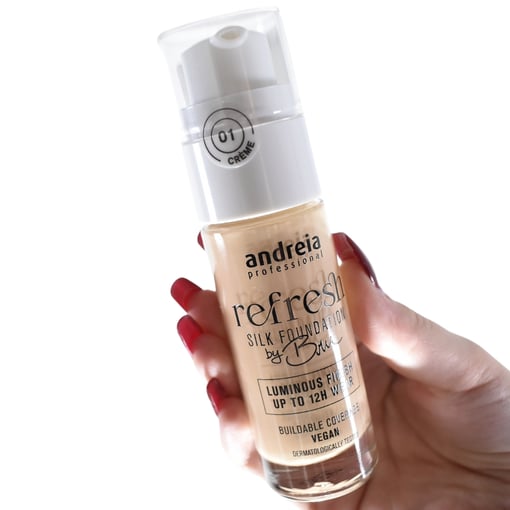 Andreia Refresh Silk Foundation 01 Creme 30ml – Pele Luminosa 01-532-329