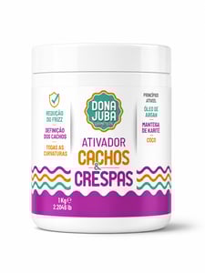 Imagem do produto Dona Juba Ativador Cachos e Crespos - Redução de Frizz 1kg