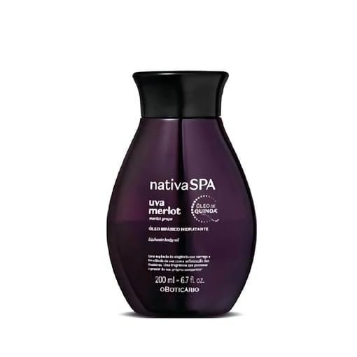 Imagem do produto Óleo Bifásico Hidratante Corporal Nativa Spa Uva Merlot 200ml