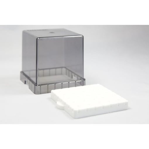 Broqueiro Branco com Tampa Alta e 25 Furos - Silicone Autoclaváve-29-146