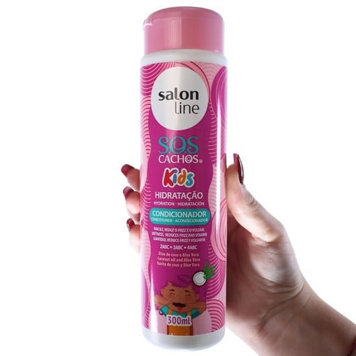 Condicionador Kids Hidratação SOS Cachos 300ml – Salon Line-478-123