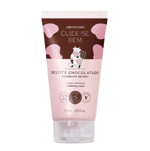 Creme Esfoliante Corporal Cuide-se Bem Deleite Chocolatudo 150ml