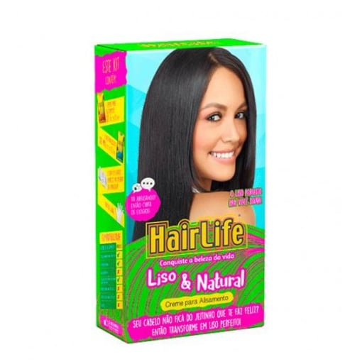 HairLife Liso & Natural: Creme de Alisamento para cabelo