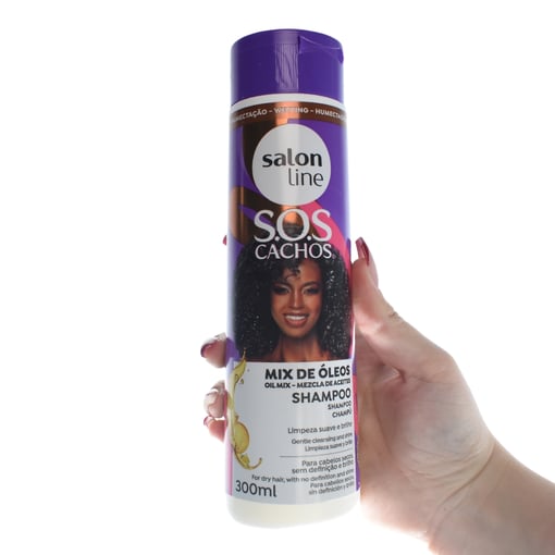 Salon Line S.O.S Cachos Shampoo Mix Óleos Nutritivos 300ml --861-332