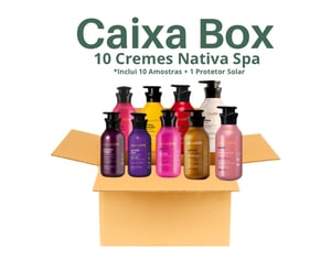 Imagem do produto Caixa Box Nativa Spa 10 Cremes +1 perfuem cecelebre +30amostras