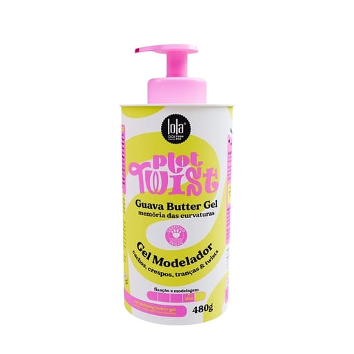 Lola Plot Twist Guava Gel 480g - Fixação Forte e Brilho Intenso-557-808