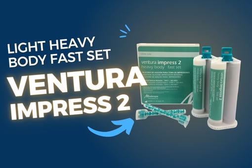 Ventura Impress 2 Heavy Body Fast Set - Silicone Preciso 2x50ml