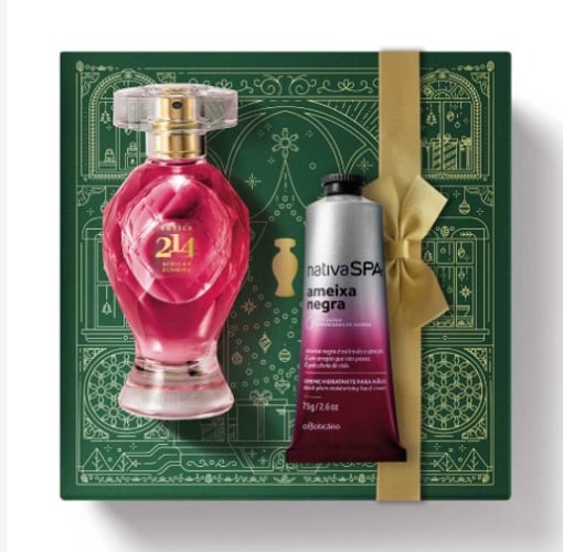 Kit de Natal Perfume Botica 214 African Sunrise + Ameixa Negra-852-679