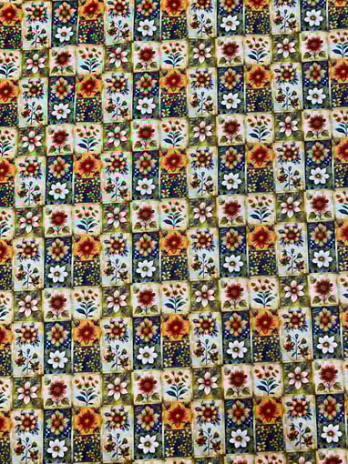 Tecido Floral