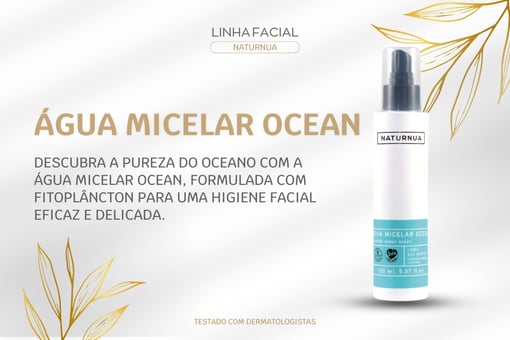 Água Micelar Ocean - Limpeza Profunda e Hidratação