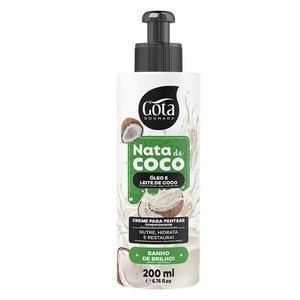 Imagem do produto Gota Dourada Nata De Coco Creme Pentear Cabelo Danificado