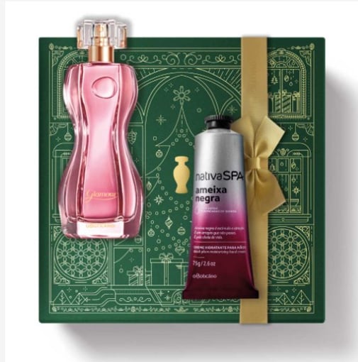 Kit de Natal Perfume Glamour + Ameixa Negra-847-727