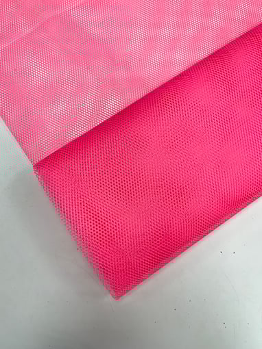 Rede mesh rosa choque