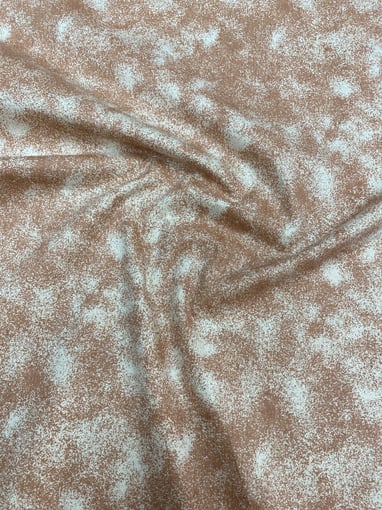 100% Algodão Poeira Laranja Seco