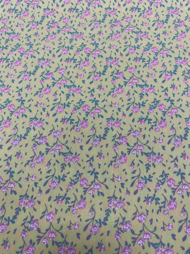 Tecido de Algodão Floral