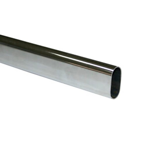 Barra de Aço para Roupeiro – Perfil Oval de Alta Resistência