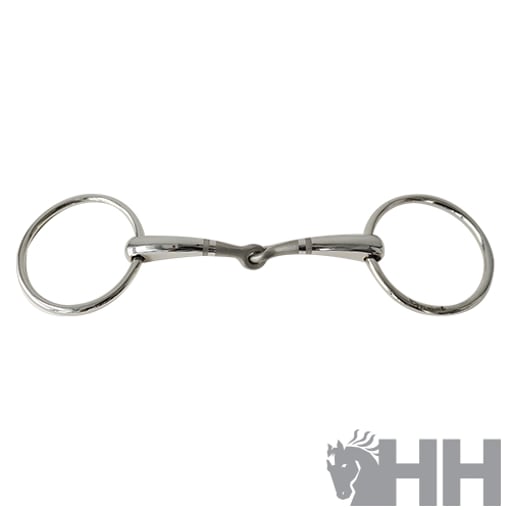 Bridão Argolas Embocadura Mate Partida Curva 14mm - Sefton-1027-446