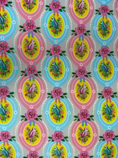 Plastificado Estampado Pássaros